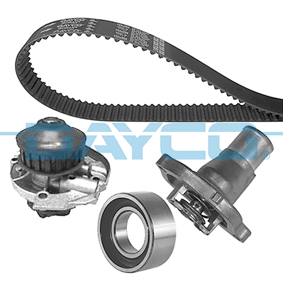 Bomba de agua + kit correa distribución DAYCO  ref. KTBWP1840T1
