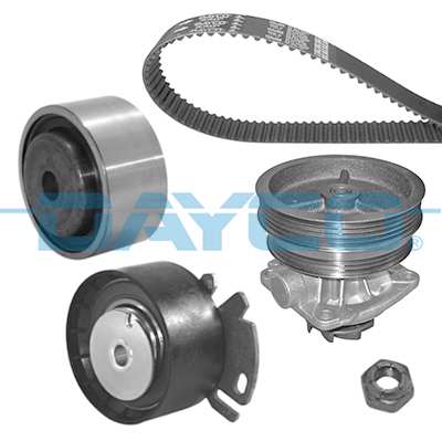 Bomba de agua + kit correa distribución DAYCO ref. KTBWP2690