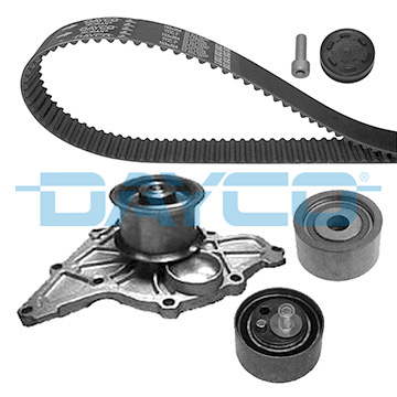 Pompe à eau + kit de courroie de distribution (Kit courroie de distribution) DAYCO KTBWP3950