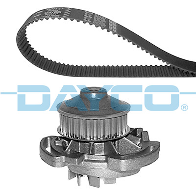 Bomba de agua + kit correa distribución DAYCO  ref. KTBWP7180