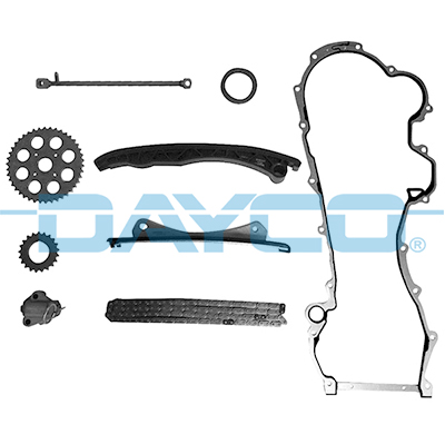 Jeu de distribution à chaînes (Kit chaîne de distribution) DAYCO ref. KTC1067