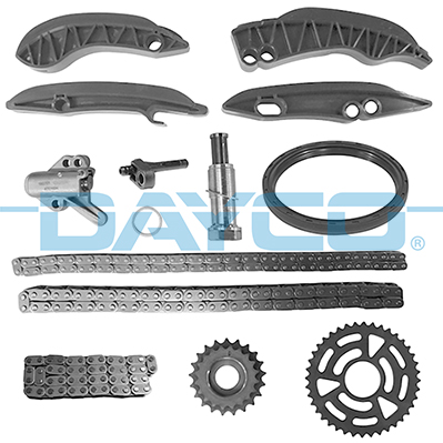 Jeu de distribution à chaînes (Kit chaîne de distribution) DAYCO  ref. KTC1100