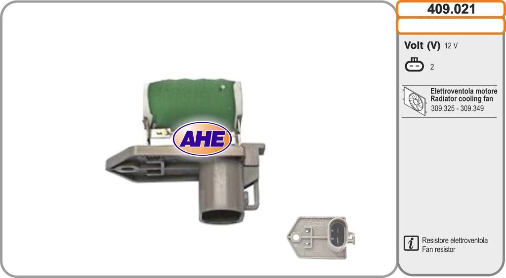 Resistência ventilador do motor AHE ref. 409.021