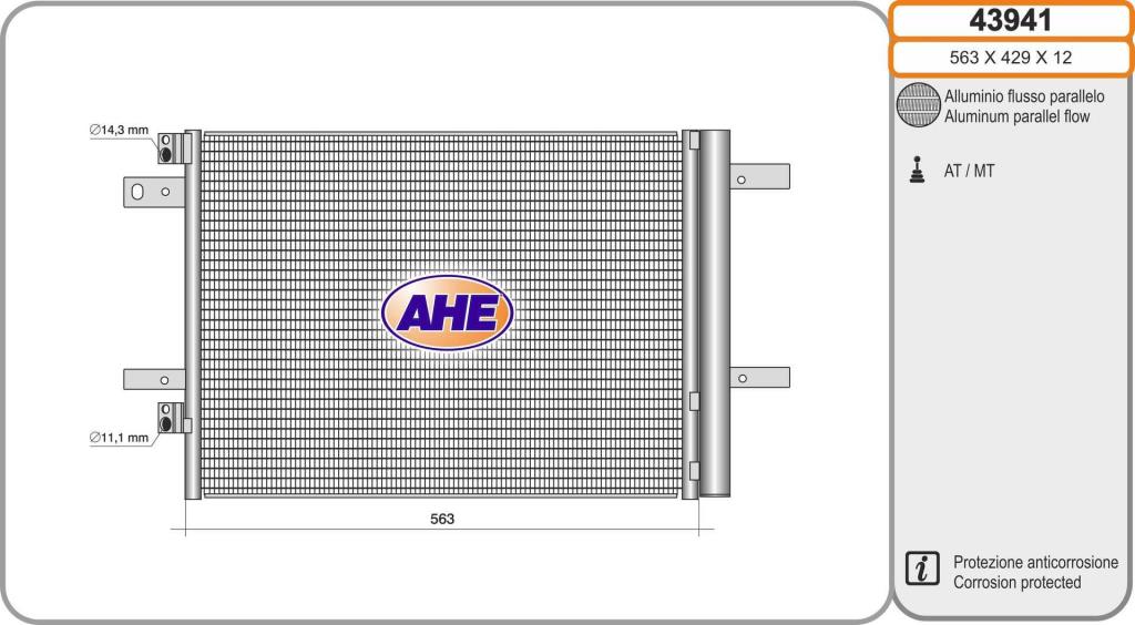 Condensador de climatização AHE ref. 43941