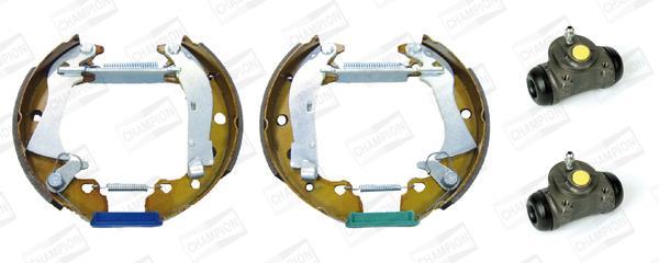 Jeu de 4 mâchoires de frein (Garniture de frein à tambour) CHAMPION 381016CH