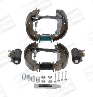 Jeu de 4 mâchoires de frein (Garniture de frein à tambour) CHAMPION 381065CH