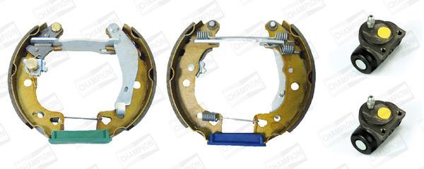 Jeu de 4 mâchoires de frein (Garniture de frein à tambour) CHAMPION 381067CH