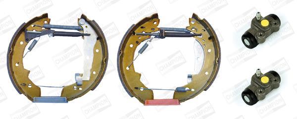 Jeu de 4 mâchoires de frein (Garniture de frein à tambour) CHAMPION 381072CH
