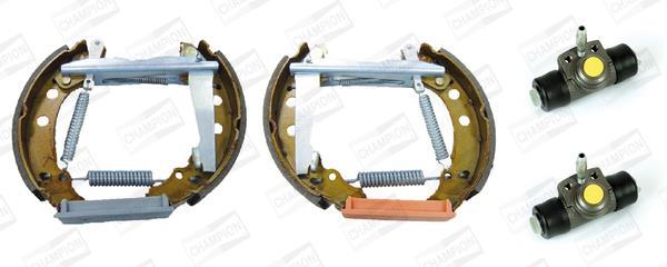 Jeu de 4 mâchoires de frein (Garniture de frein à tambour) CHAMPION ref. 381093CH