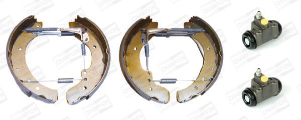 Jeu de 4 mâchoires de frein (Garniture de frein à tambour) CHAMPION 381167CH