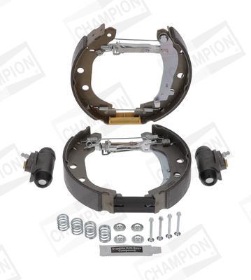 Jeu de 4 mâchoires de frein (Garniture de frein à tambour) CHAMPION 381350CH