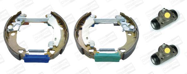 Jeu de 4 mâchoires de frein (Garniture de frein à tambour) CHAMPION 381357CH