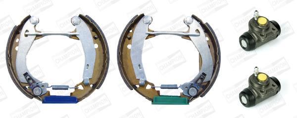 Jeu de 4 mâchoires de frein (Garniture de frein à tambour) CHAMPION 381360CH