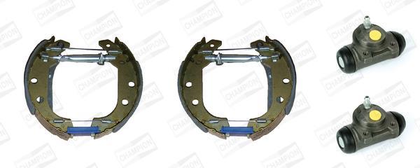 Jeu de 4 mâchoires de frein (Garniture de frein à tambour) CHAMPION 381362CH