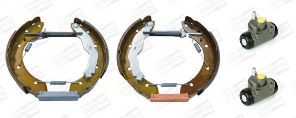 Jeu de 4 mâchoires de frein (Garniture de frein à tambour) CHAMPION 381364CH