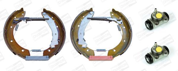 Jeu de 4 mâchoires de frein (Garniture de frein à tambour) CHAMPION 381375CH