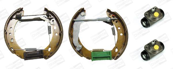 Jeu de 4 mâchoires de frein (Garniture de frein à tambour) CHAMPION 381376CH
