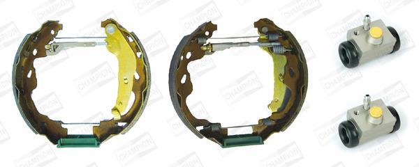Jeu de 4 mâchoires de frein (Garniture de frein à tambour) CHAMPION 381464CH