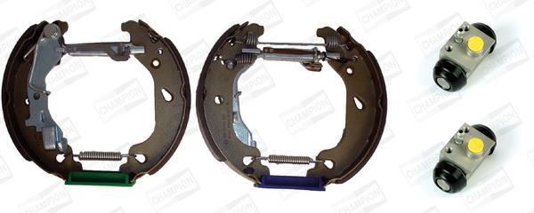 Jeu de 4 mâchoires de frein (Garniture de frein à tambour) CHAMPION 381486CH