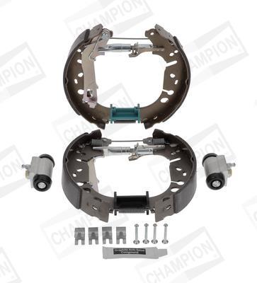 Jeu de 4 mâchoires de frein (Garniture de frein à tambour) CHAMPION 381503CH