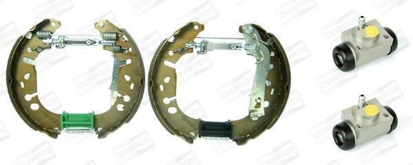 Jeu de 4 mâchoires de frein (Garniture de frein à tambour) CHAMPION 381504CH