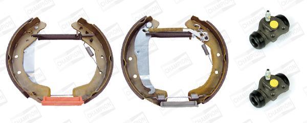 Jeu de 4 mâchoires de frein (Garniture de frein à tambour) CHAMPION 381511CH