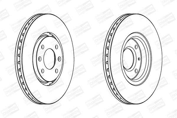 Disques de frein CHAMPION 562131CH