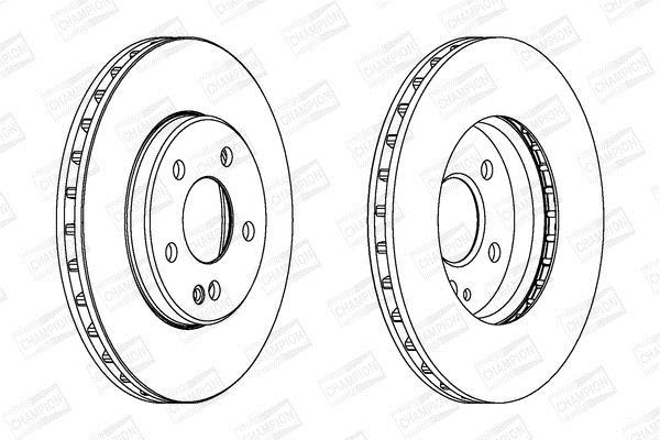 Disques de frein CHAMPION 562314CH
