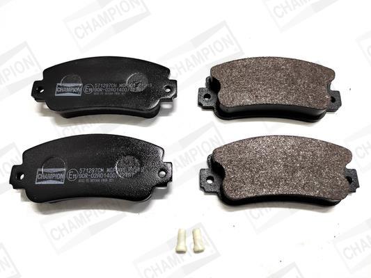 Jeu de 4 plaquettes de frein CHAMPION ref. 571297CH