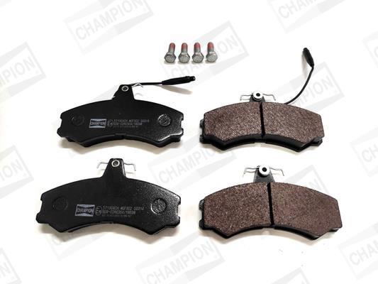 Jeu de 4 plaquettes de frein CHAMPION  ref. 571304CH