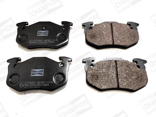 Jeu de 4 plaquettes de frein CHAMPION  ref. 571334CH
