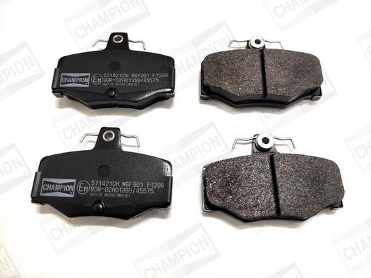Jeu de 4 plaquettes de frein CHAMPION ref. 571421CH