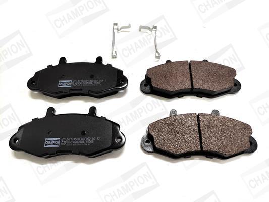 Jeu de 4 plaquettes de frein CHAMPION ref. 571745CH