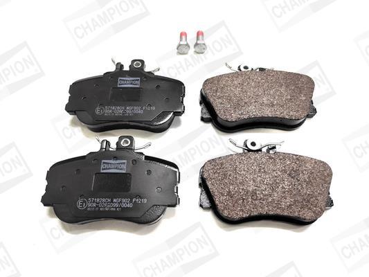Jeu de 4 plaquettes de frein CHAMPION  ref. 571828CH