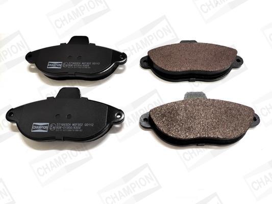 Jeu de 4 plaquettes de frein CHAMPION  ref. 571843CH