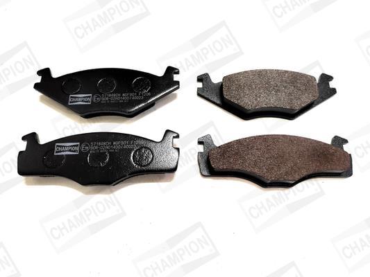 Jeu de 4 plaquettes de frein CHAMPION ref. 571848CH