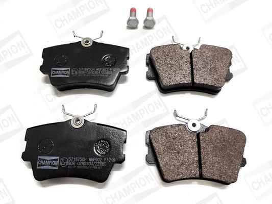 Jeu de 4 plaquettes de frein CHAMPION ref. 571875CH