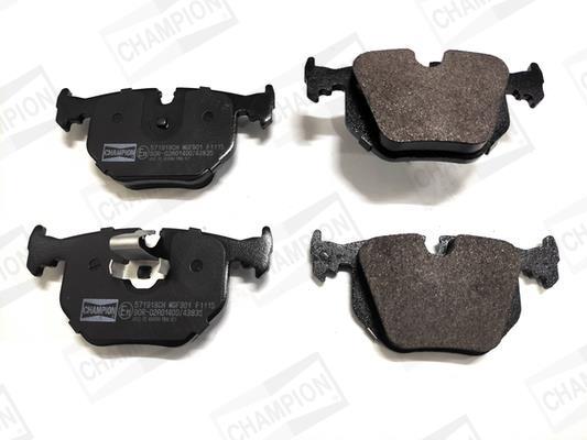 Jeu de 4 plaquettes de frein CHAMPION ref. 571918CH