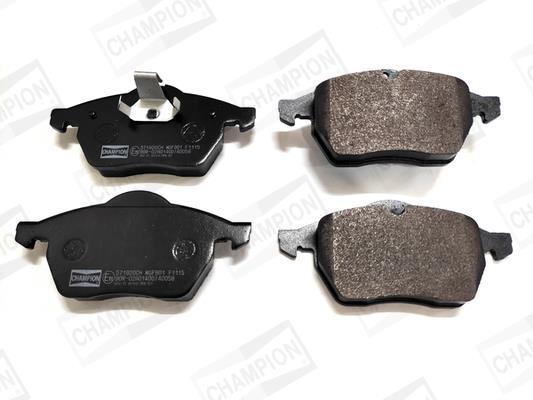 Jeu de 4 plaquettes de frein CHAMPION ref. 571920CH