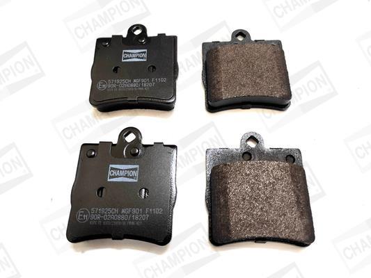 Jeu de 4 plaquettes de frein CHAMPION 571925CH