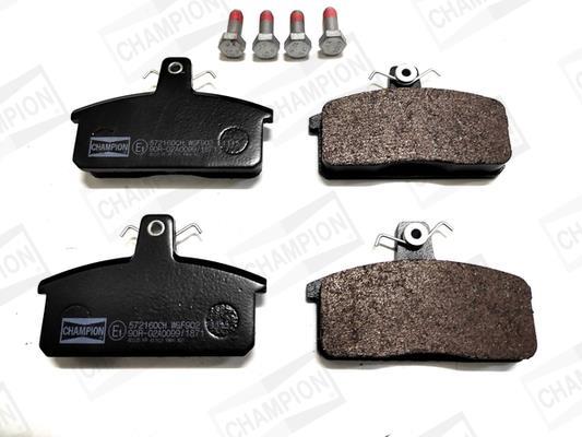 Jeu de 4 plaquettes de frein CHAMPION  ref. 572160CH