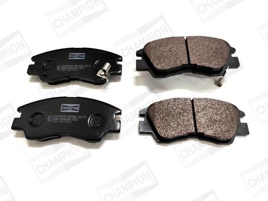 Jeu de 4 plaquettes de frein CHAMPION  ref. 572281CH