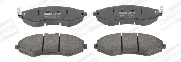 Jeu de 4 plaquettes de frein CHAMPION ref. 572408CH
