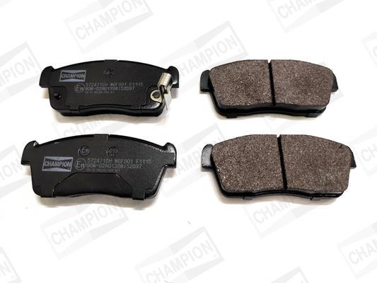 Jeu de 4 plaquettes de frein CHAMPION  ref. 572471CH