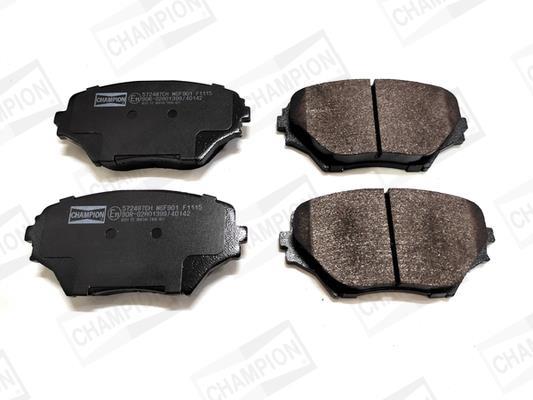 Jeu de 4 plaquettes de frein CHAMPION ref. 572487CH