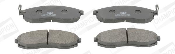 Jeu de 4 plaquettes de frein CHAMPION ref. 572495CH