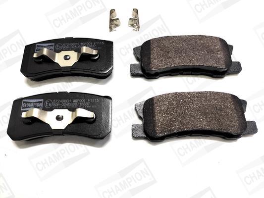 Jeu de 4 plaquettes de frein CHAMPION ref. 572498CH