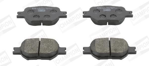 Jeu de 4 plaquettes de frein CHAMPION ref. 572517CH