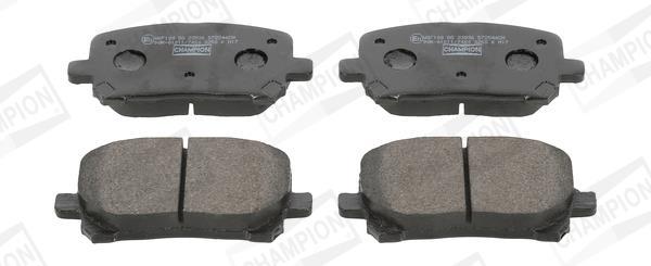 Jeu de 4 plaquettes de frein CHAMPION ref. 572546CH