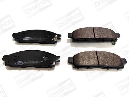 Jeu de 4 plaquettes de frein CHAMPION  ref. 572574CH